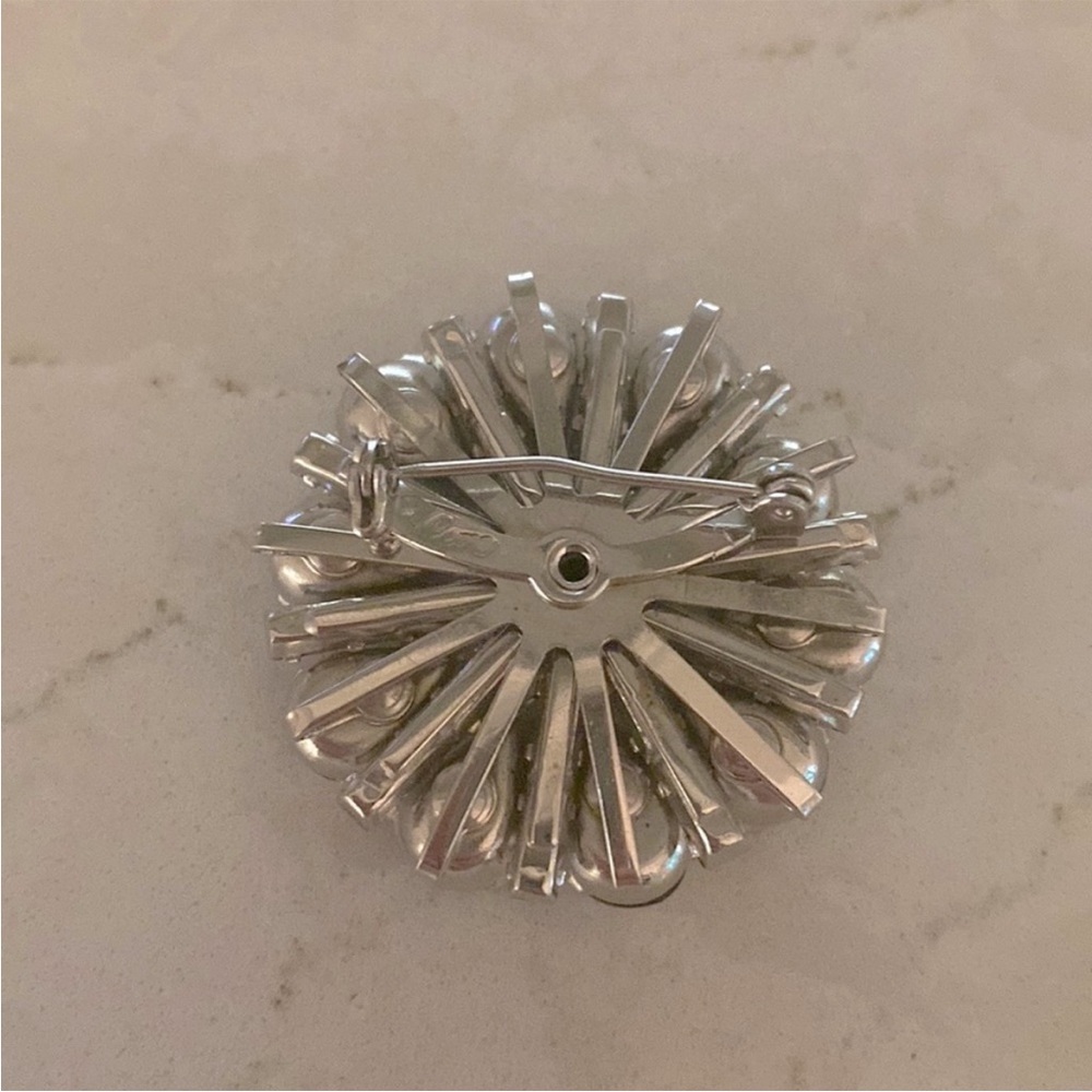 Coro Iridescent Rhinestone Brooch - Picture 3 of 4